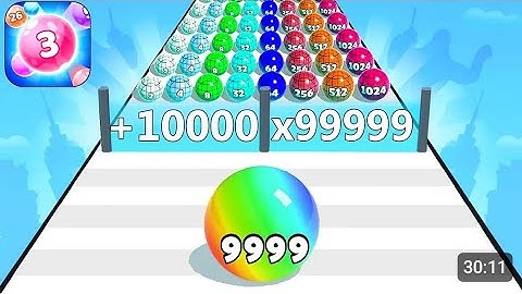 Ball Run 2048 - Gameplay Walkthrough Tutorial Levels (iOS, Android NinjaX YT is live! part - 250