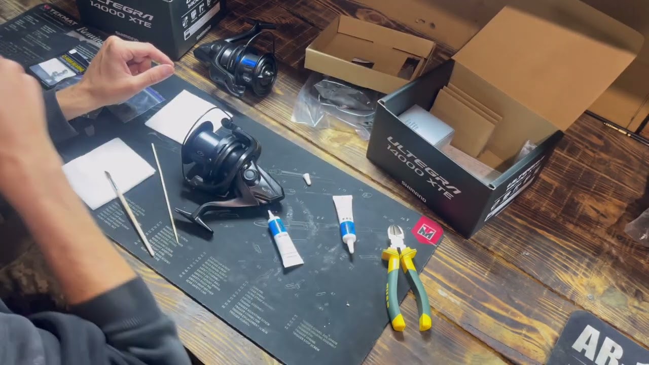 Shimano Ultegra 14000 XTE upgrade/заміна штатного фрикційного гальма 