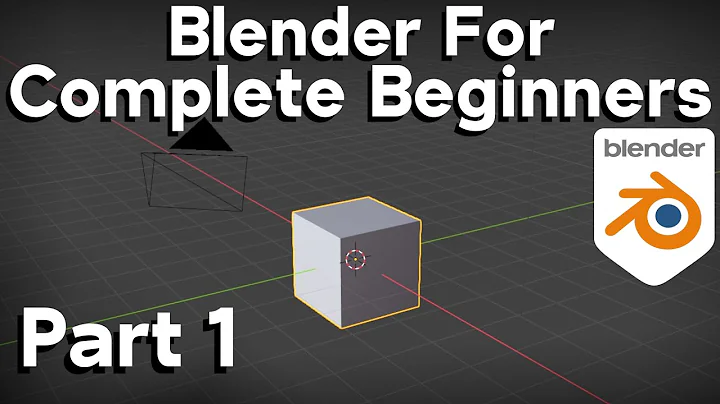 Part 1-Blender Beginner Tutorial (Basic Navigation, Shortcut Keys)