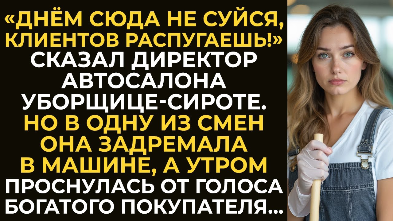 «Днём сюда не суйся, клиентов распугаешь!» — сказал директор автосалона сироте. Но в одну из смен…
