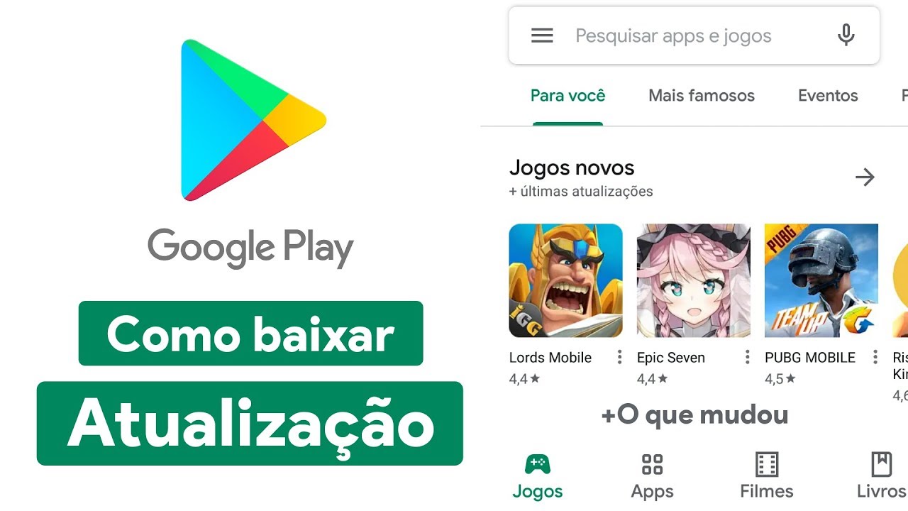 Como baixar e instalar a nova atualização da Google Play Store