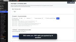 Get Cited by ChatGPT: Generative Engine Optimization in WordPress