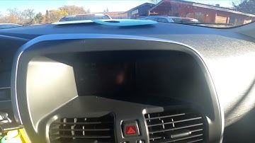 How to Perform System Factory Reset in Volvo XC60 I ( 2008 – 2017 ) - Factory Settings