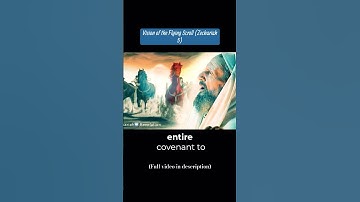 The Vision of the Flying Scroll (Zechariah 5:1-4) Full video in description