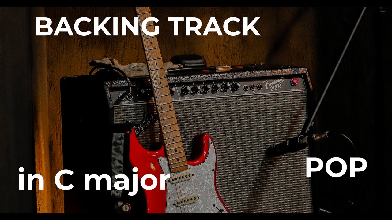 Backing Track Pop Rock C major guitar improvisation - YouTube