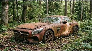 ASMR Car Restoration | 2020 Mercedes-Benz AMG GT Full Rebuild (Back to Life From Forgotten Racer) 🔧🔥 Asmr Restoration Abandoned 2020 Mercedes Benz Amg Gt R Pro Satisfying