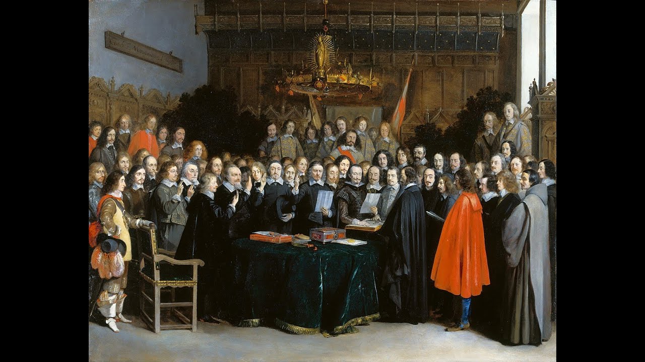 Вестфальский мир был подписан в. Вестфальский мир 1648. Вестфальский Мирный договор 1648 г. Вестфальский мир ЕГЭ.