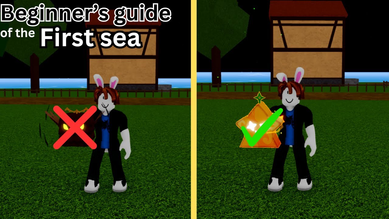 A beginner's Guide of the first sea!!! Blox Fruits - YouTube