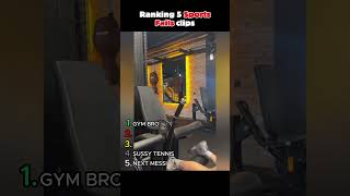 Ranking 5 Sports Fails clips