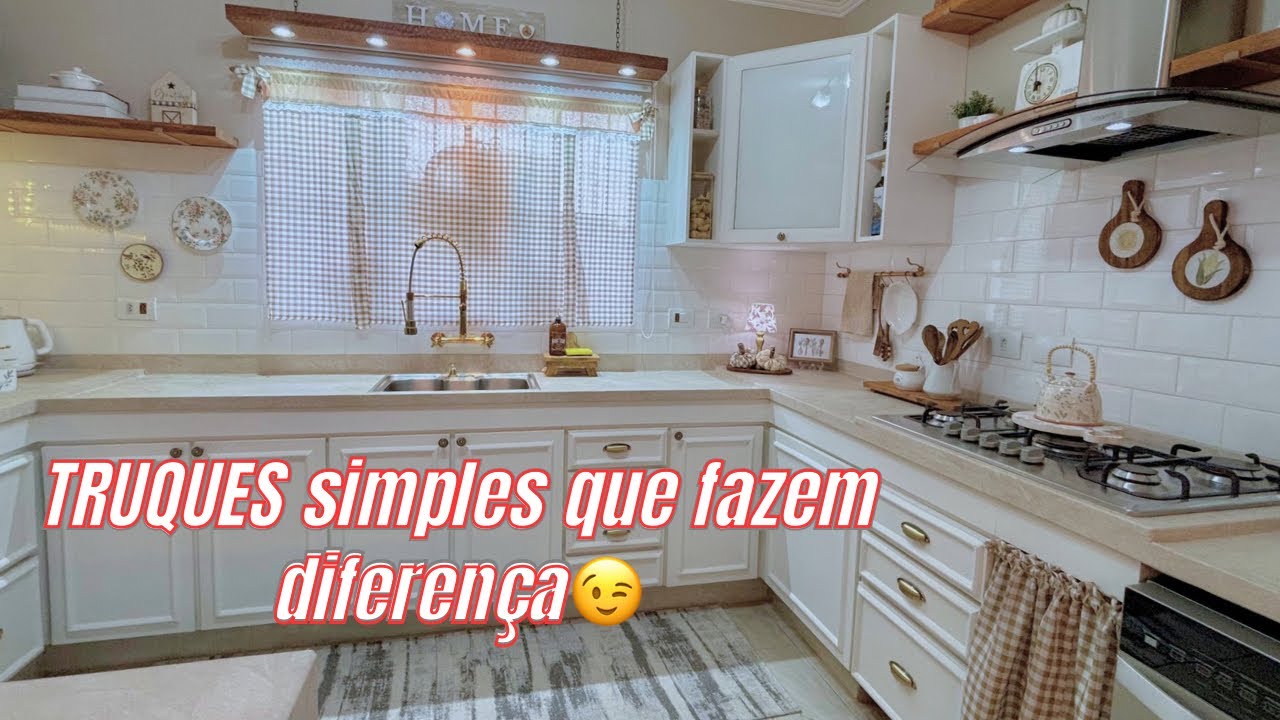 COMO VOCÊ MESMO VAI DECORAR SUA COZINHA DE UMA MANEIRA SIMPLES E FÁCIL/IDEIAS E DICAS