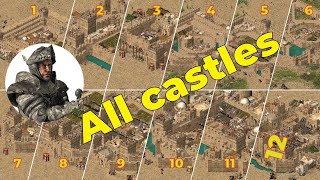 🐺🏰 All wolf castles | Stronghold crusader