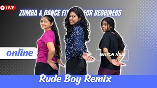 Rude Boy Remix Online Zumba Dance Fitness Weight Loss Workout Sessions Saadstudios