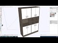 Sketchup Space Saving Portable Kitchen Cabinet Design