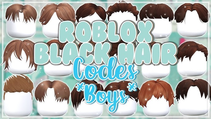 ROBLOX Scanner on X: Anime Boy Hair - BLACK  / X