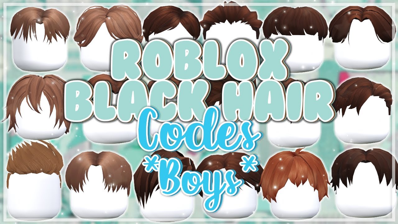 Brown Roblox Hair Codes For Bloxburg Boys Youtube - brown hair roblox id boy