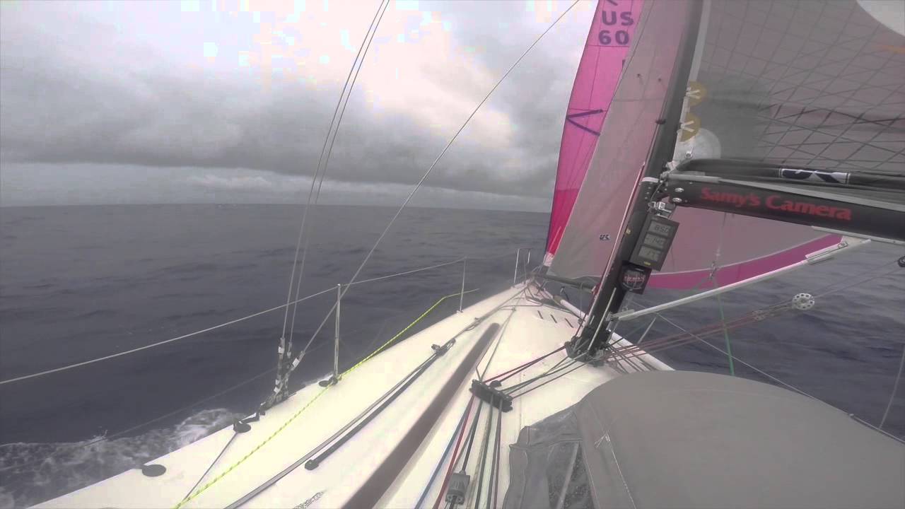 Full speed on the Pacific