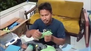 Proses Awal Membuat Sample Kerangka Rumah Kelomang