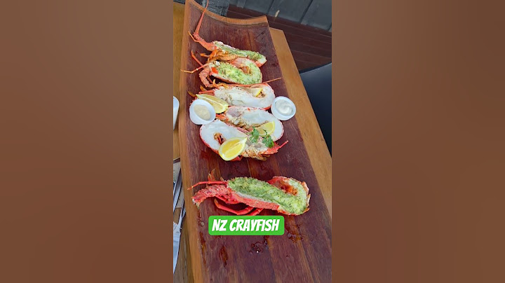 NZ Crayfish w/ Top Catch Charters & Te Ana The Caves Cafe Kaikoura #fishing #food #crayfish #nz