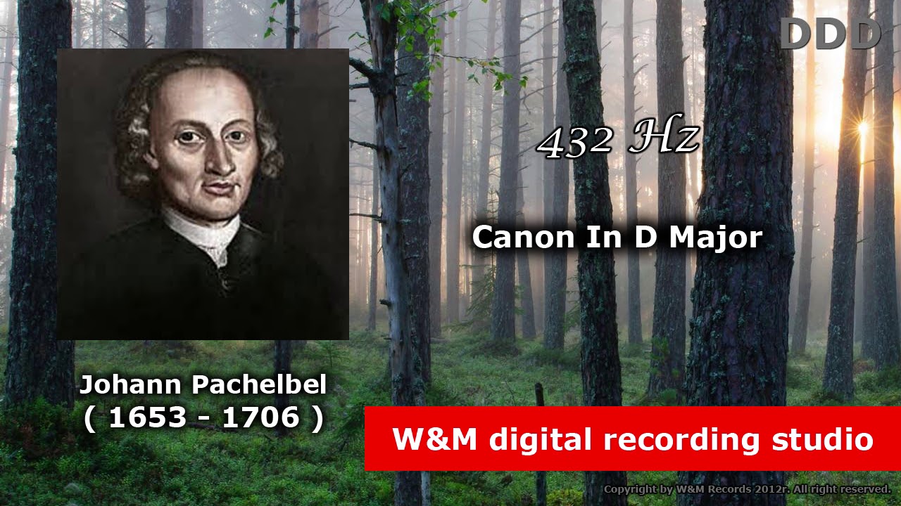 Le coup de canon de Pachelbel: 432hz ou 440hz? 