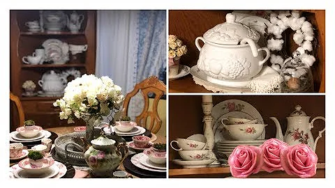 How To Style A French Country Farmhouse China Cabi...