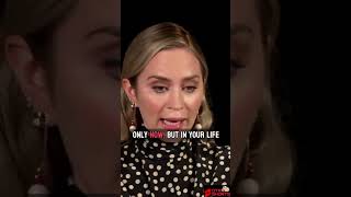 Emily Blunt Reflecting on the Power of a Film Set #shorts #emilyblunt #oppenheimer