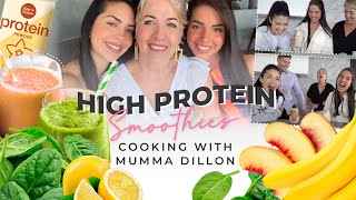 High Protein Smoothies l Q&A & Cooking with Mumma Dillon screenshot 3