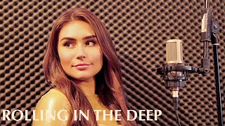 Video thumbnail of "ROLLING IN THE DEEP - Adele (Cover by Stephanie Madrian)"
