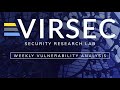 Weekly Vulnerability Analysis: Episode 13