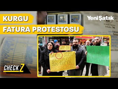 Fatura protestosu yapan esnaflar CHP’li başkanlar çıktı #CheckZ