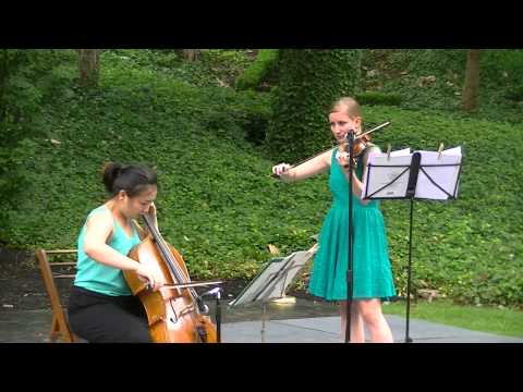 Bartok traditional Hungarian folksong on violin and cello