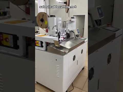 Automatic Loose Terminal Crimping Machine with One-End Shrink Tube Heating