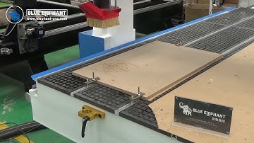 BE ELE2030 ATC 4 CNC router test video