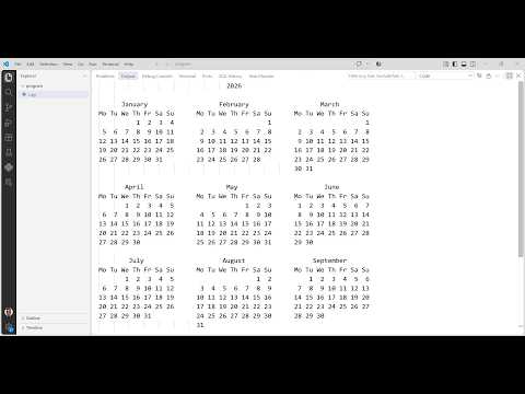 print calendar by using python inbuilt function