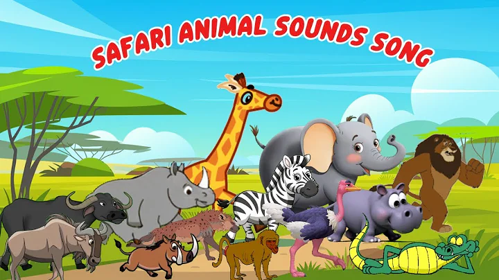 Safari Animal Sounds Song T03N03 | Little Trunky Learns | Nursery Rhymes