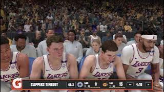 NBA 2K25 Gameplay: Los Angeles Clippers vs Los Angeles Lakers - (Xbox Series X) [4K60FPS]