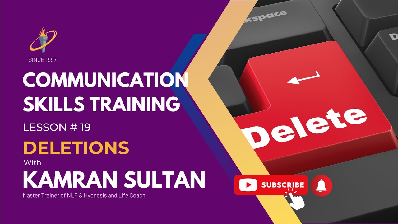 Communication Skills Lesson 19 Deletion YouTube