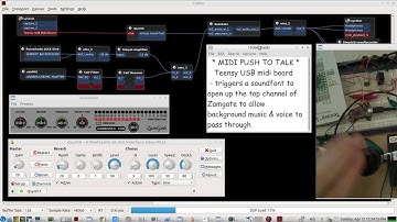 Make your own Walkie Talkie for PC or Laptop - using a USB Teensy Midi Board for Push TO Talk
