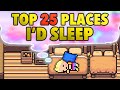 Top 25 places id sleep in the mother series