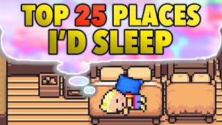 Top 25 Places I'd Sleep in the Mother Series