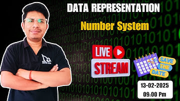 Data Representation | Live Lecture | MCA GYAN | MAH MCA CET 2025/2026