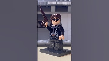 Amazing custom  Terminator #minifigure #lego #terminator2judgementday #terminator #shorts #short