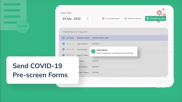 How dental offices can send COVID-19 pre-screening form to patients?
