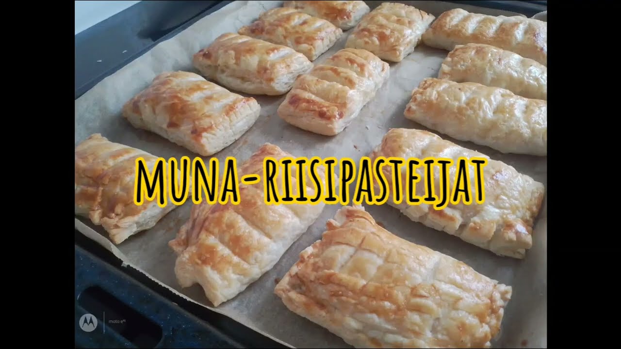 Muna-riisipasteijat @helivaan