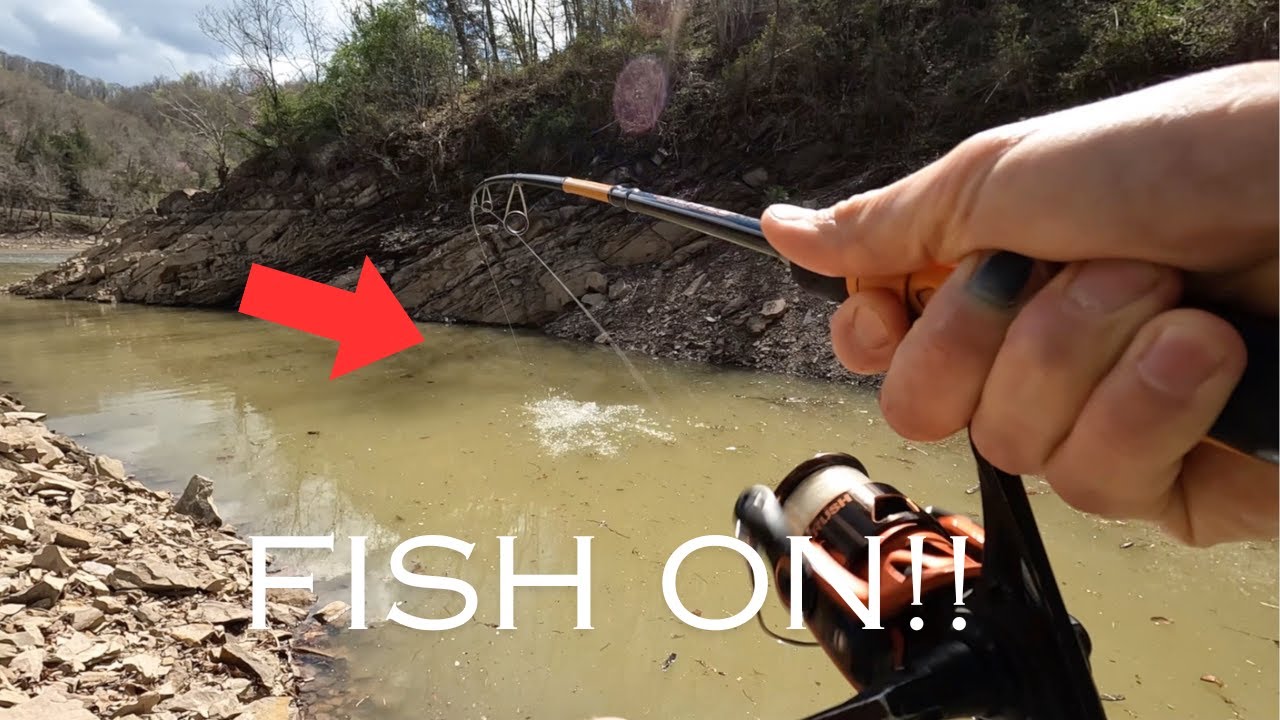 Bass fishing from the bank early April.