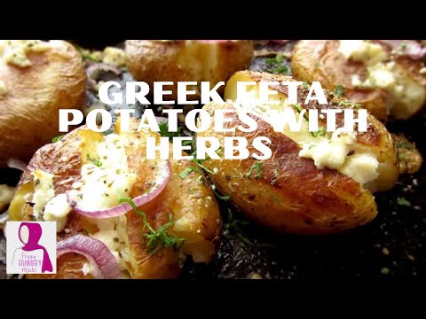 Greek Feta Potatoes with Herbs | Quick and Easy Recipe