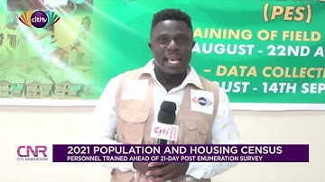 GSS trains personnel ahead of 21-day post 2021 population census enumeration survey | Citi Newsroom