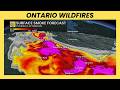 Ontario Fires: Will rain douse the flames and clear the air? | #forecast