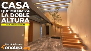 CASA con DOBLE ALTURA IMPRESIONANTE! Y PISOS DE MÁRMOL | @farrearquitectos5671