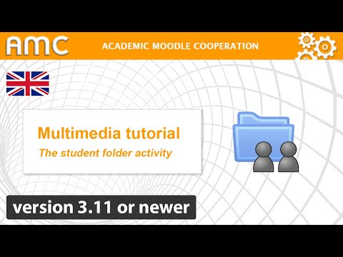 The student folder activity [Valid from Moodle version 3.11]