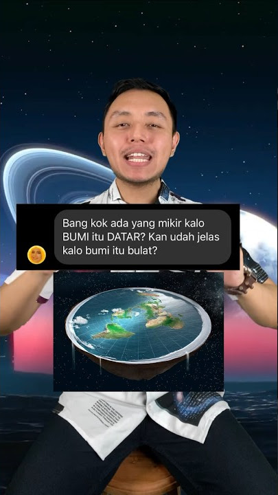 The Earth is FLAT?! How could you think that? What's the PROOF?! #shorts